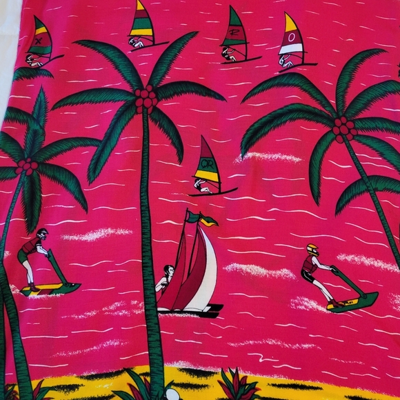 Cocowalk women's size small 100% rayon t-shirt dress with tasseled bottom - Picture 10 of 15